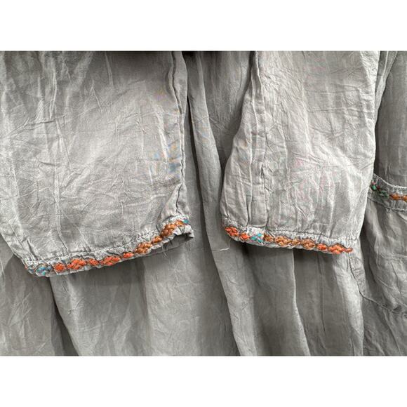 Johnny Was collection carnation blouse top brown size Small - Picture 7 of 10